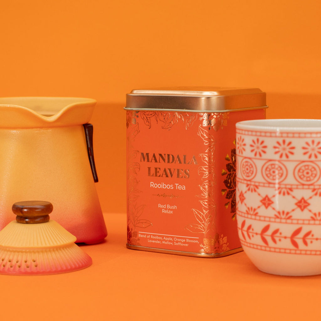Lata Té rooibos con manzana y flores 50 g