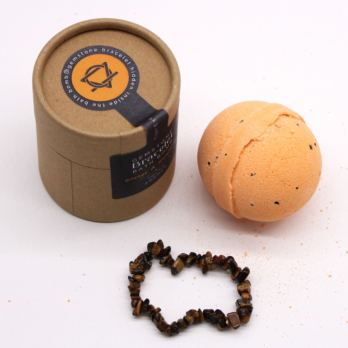 Bomba de baño con pulsera de ojo de tigre 140 g