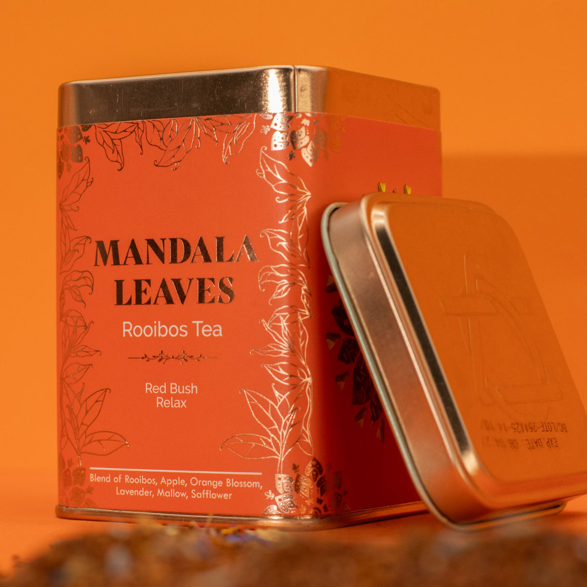 Lata Té rooibos con manzana y flores 50 g