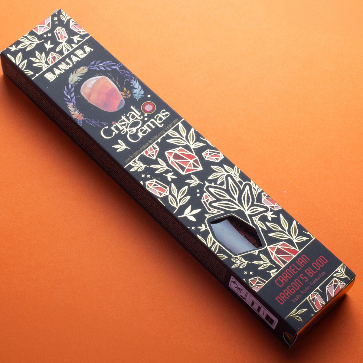 Incienso Banjara Sangre de dragón con cornalina 15 g
