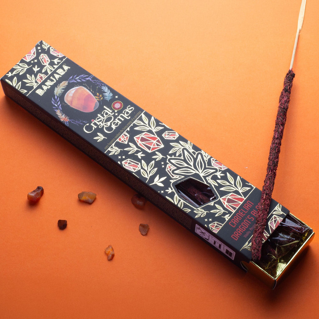 Incienso Banjara Sangre de dragón con cornalina 15 g