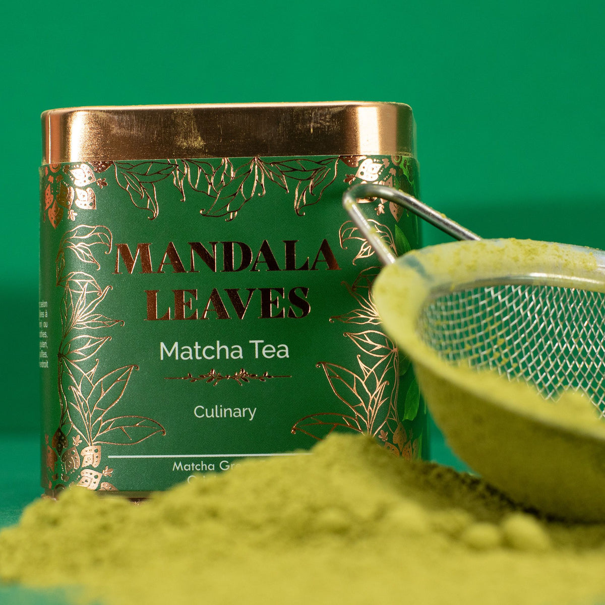 Lata Té matcha orgánico culinario 50 g