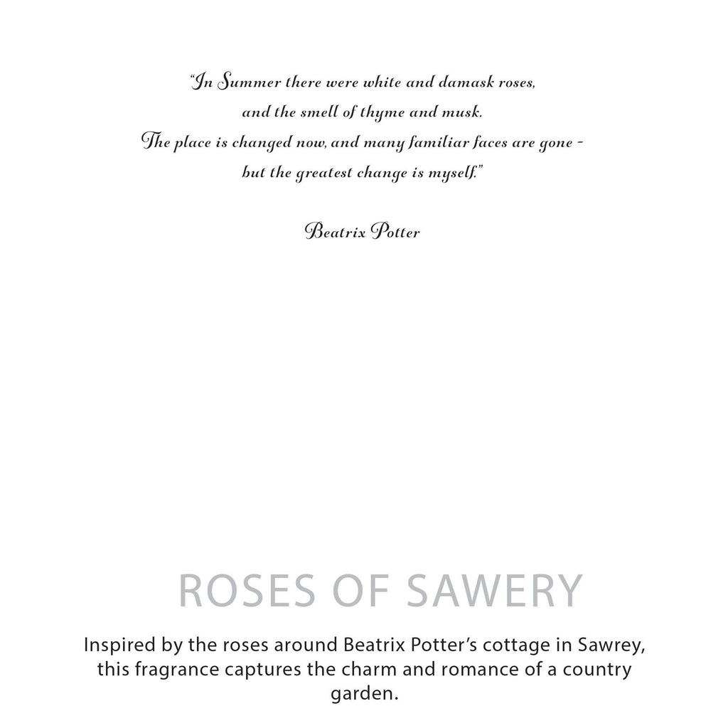 Vela de soja botánica Agnes + Cat - Roses of Sawrey