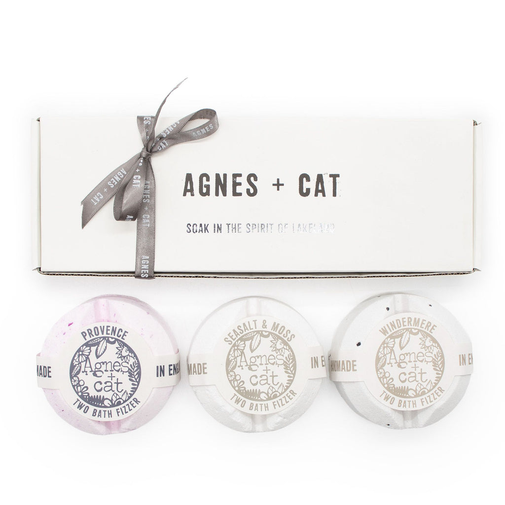 Set de regalo 3 bombas de baño con fragancia distintiva