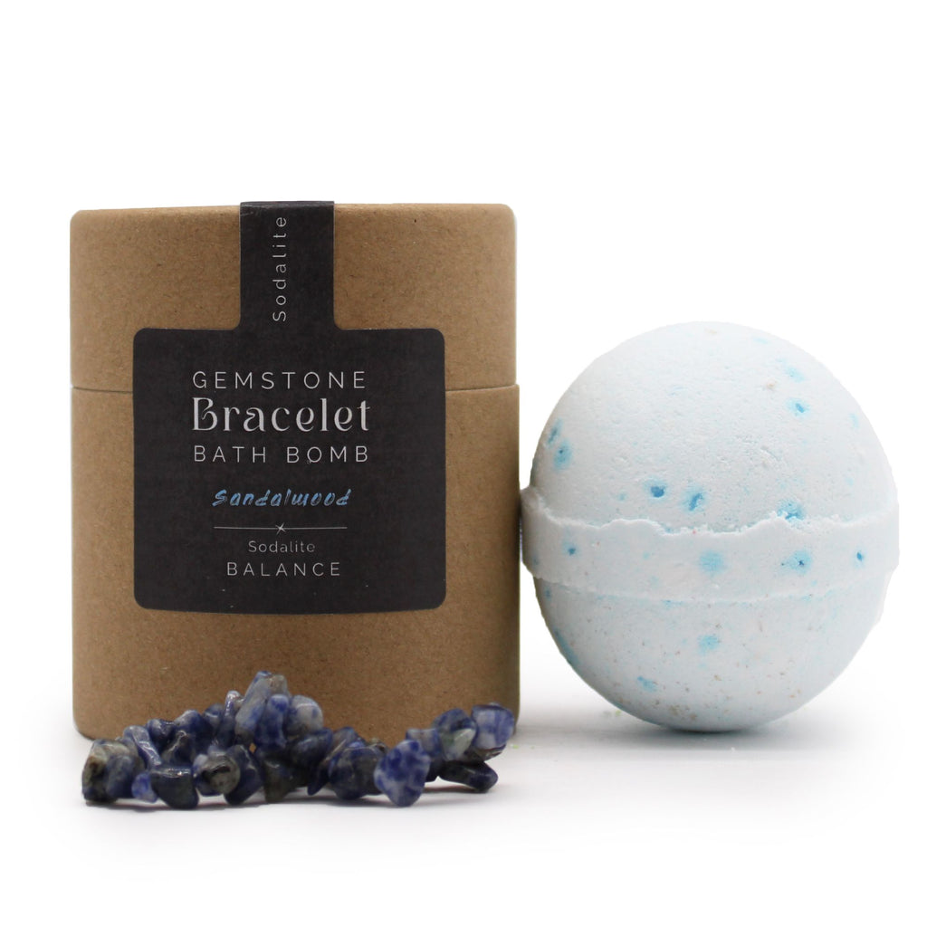 Bomba de baño con pulsera de sodalita 140 g