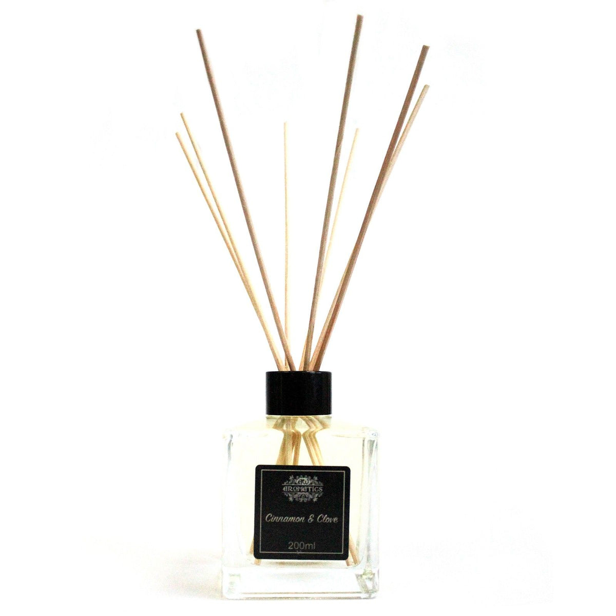 Difusor de varillas con aceites esenciales de canela y clavo