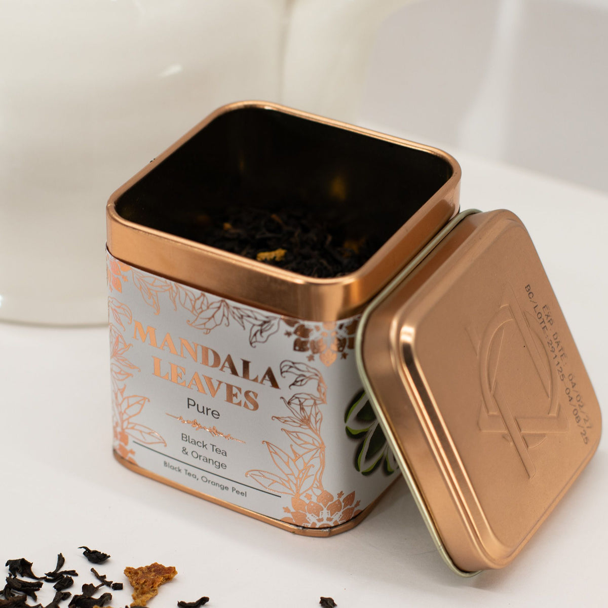 Lata Té negro orgánico con naranja 50 g