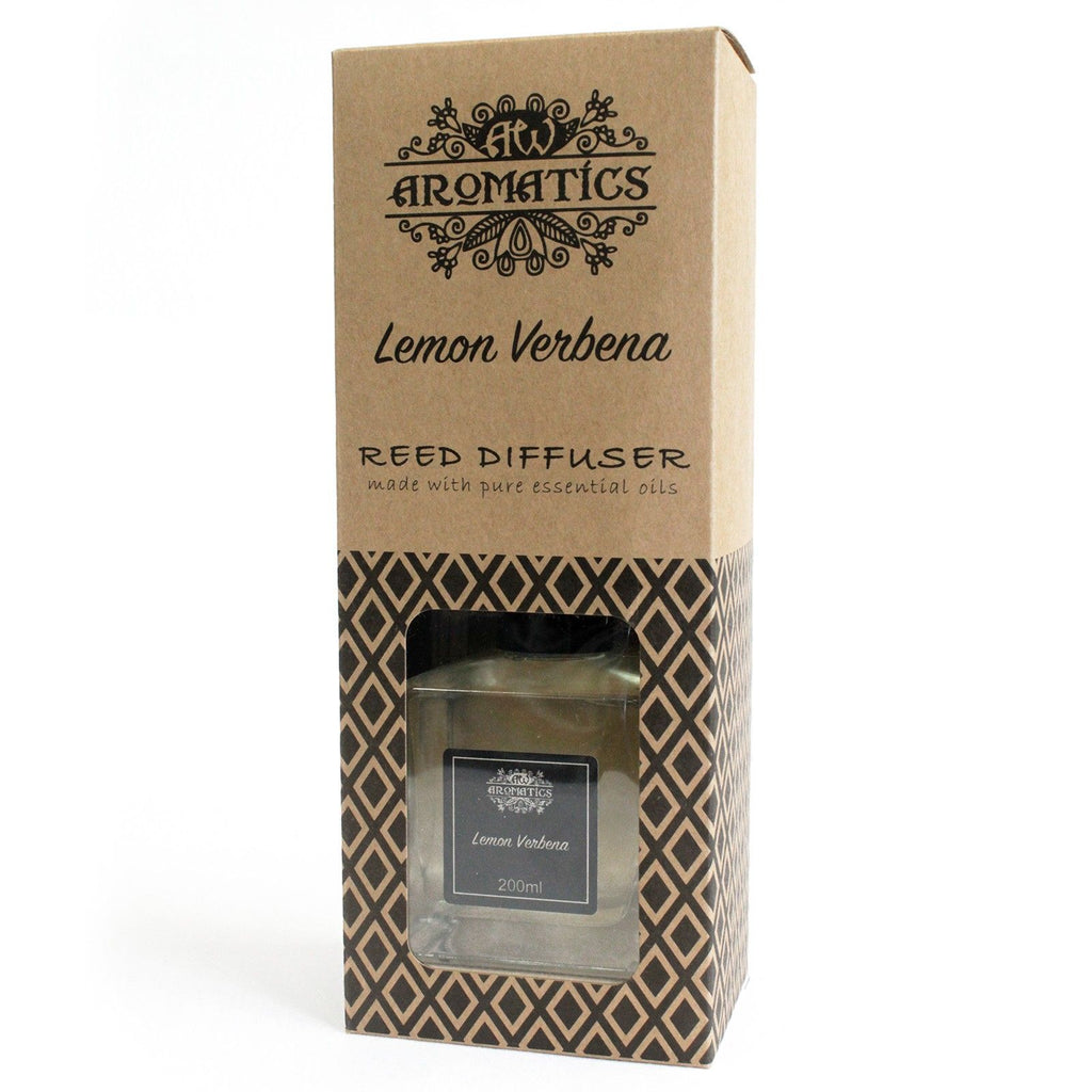 Difusor de varillas con aceite esencial de verbena de limón