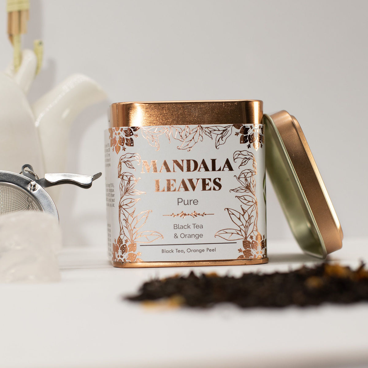 Lata Té negro orgánico con naranja 50 g