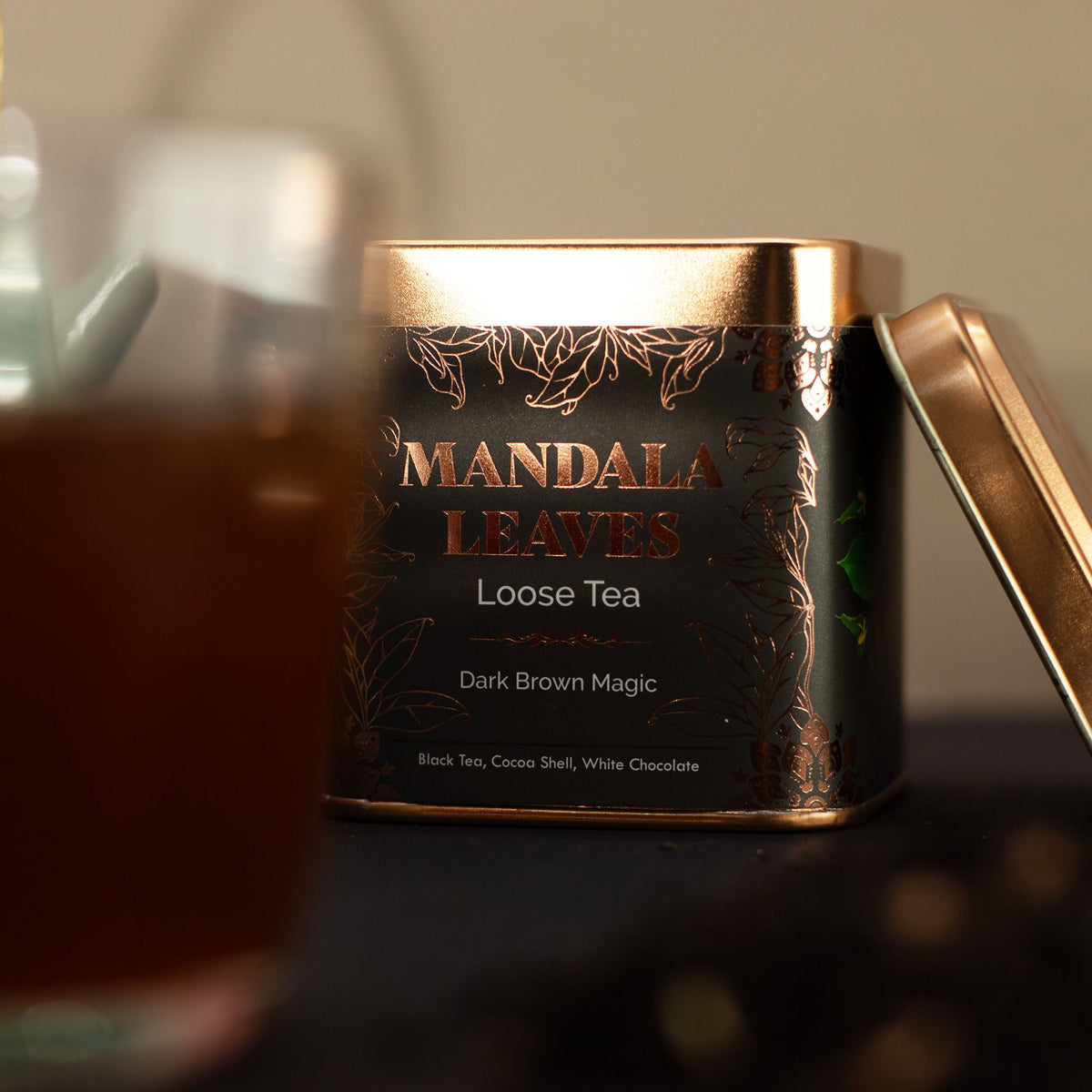 Lata Té negro Magia Marrón Oscuro 50 g