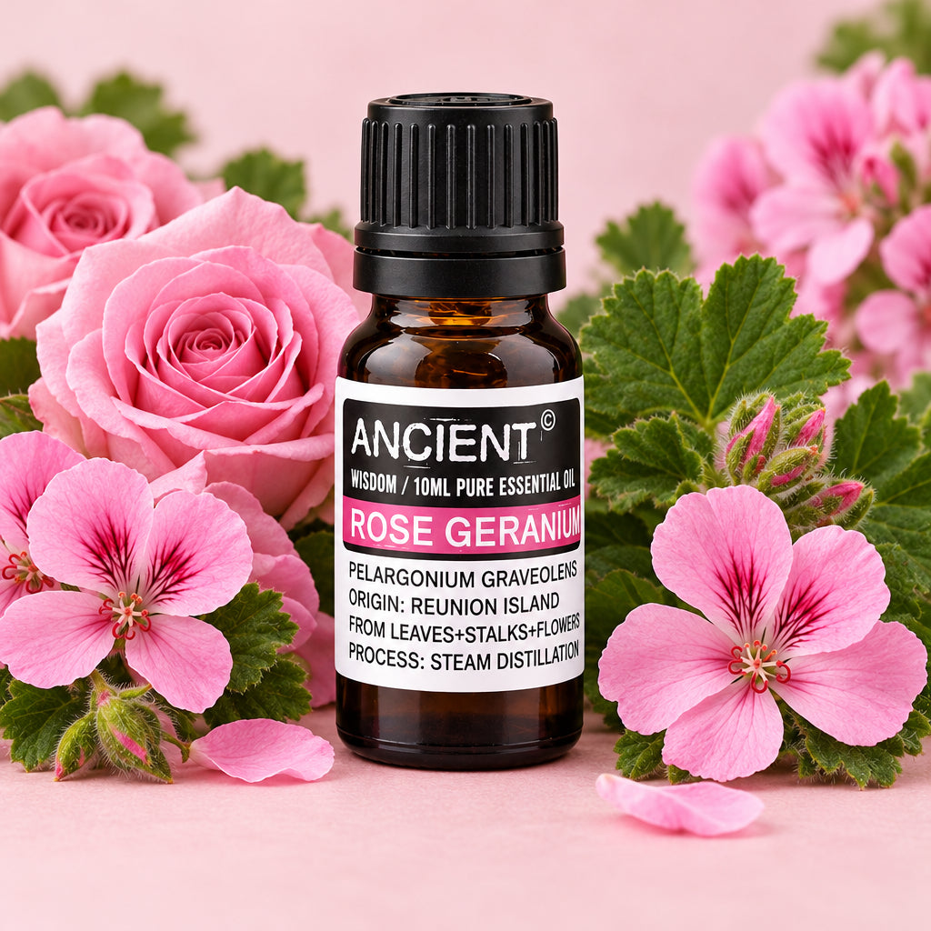Aceite esencial mezcla Rosa y geranio 10 ml