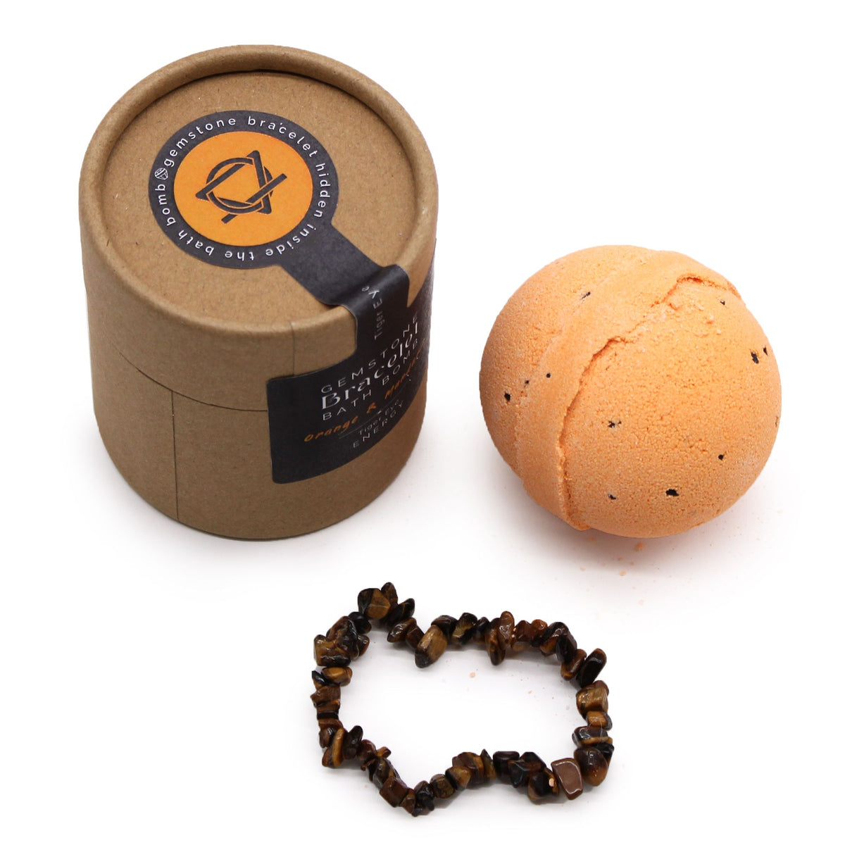 Bomba de baño con pulsera de ojo de tigre 140 g