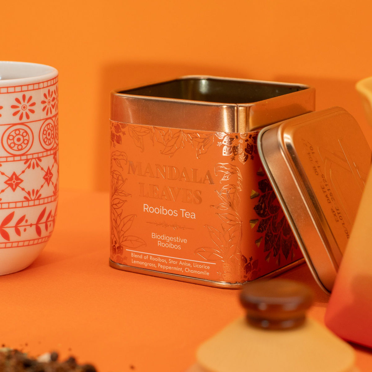 Lata Té rooibos orgánico con anís y menta 50 g