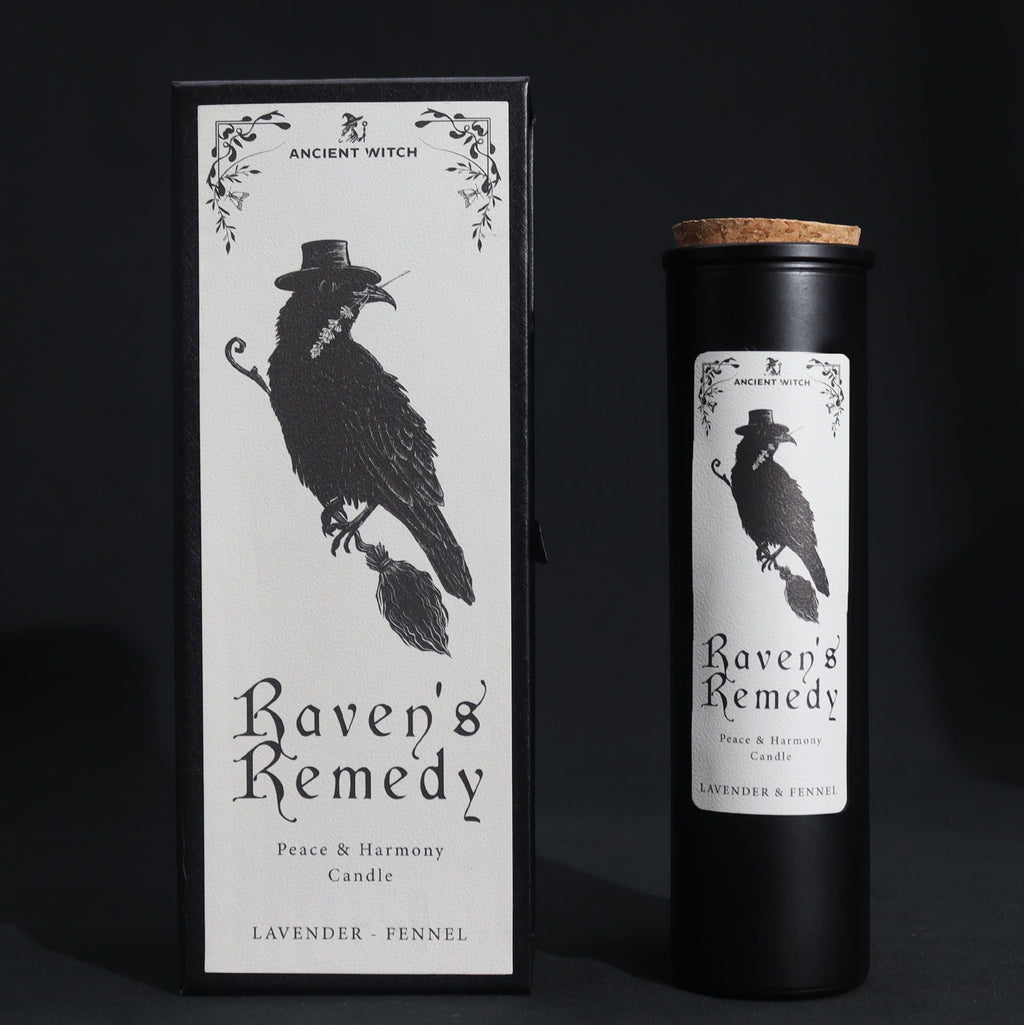 Vela purificadora Brujas Antiguas Remedio de los cuervos