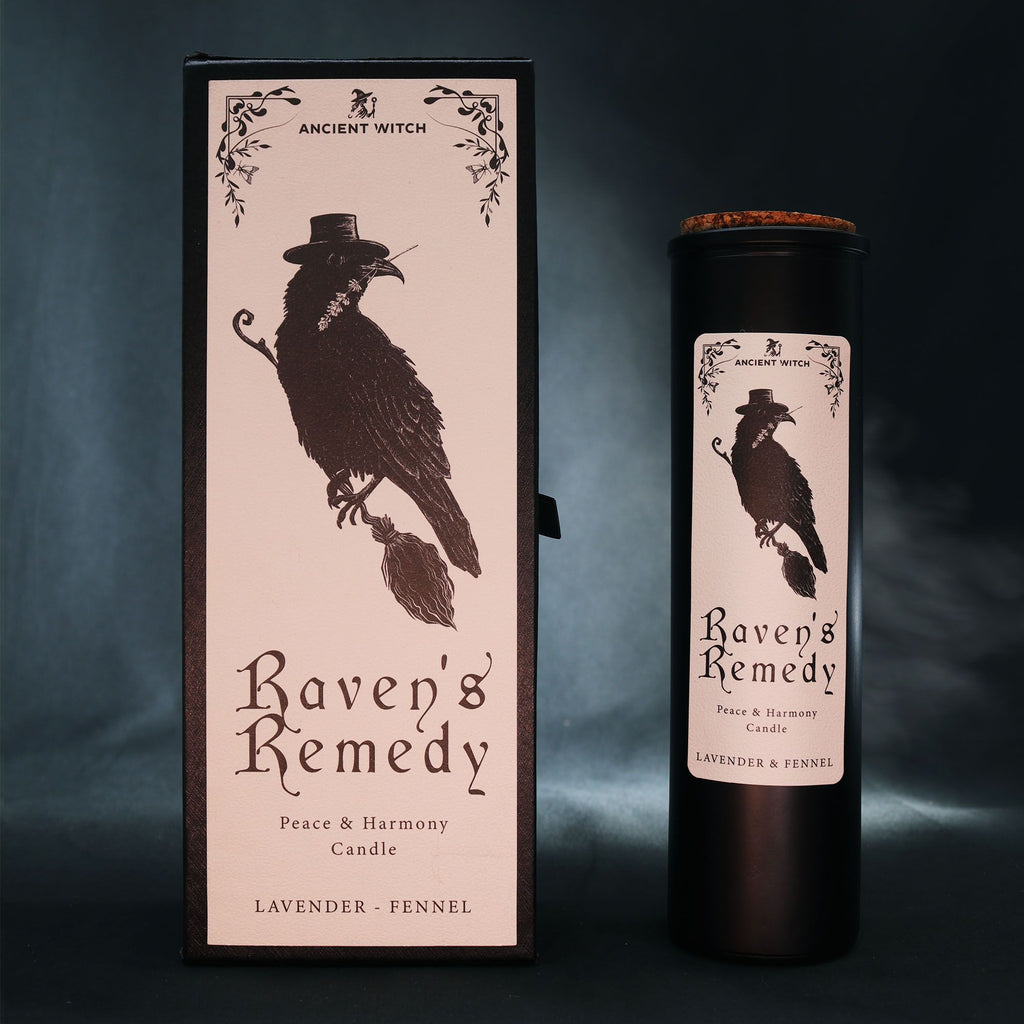 Vela purificadora Brujas Antiguas Remedio de los cuervos