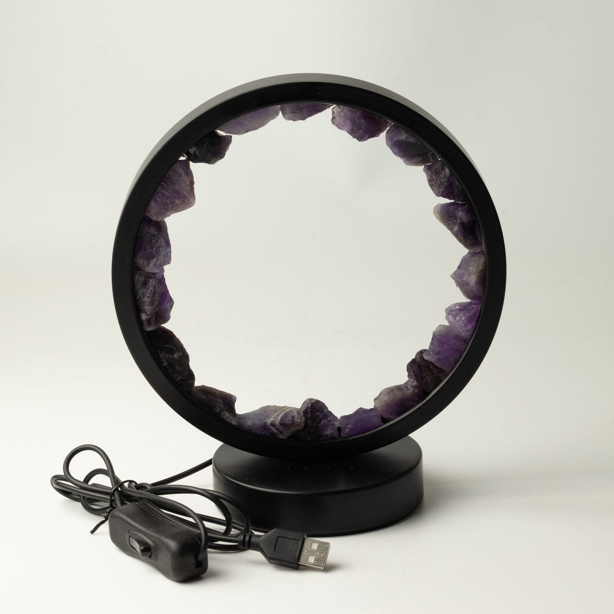 Lámpara Halo Espíritu Zen con amatista