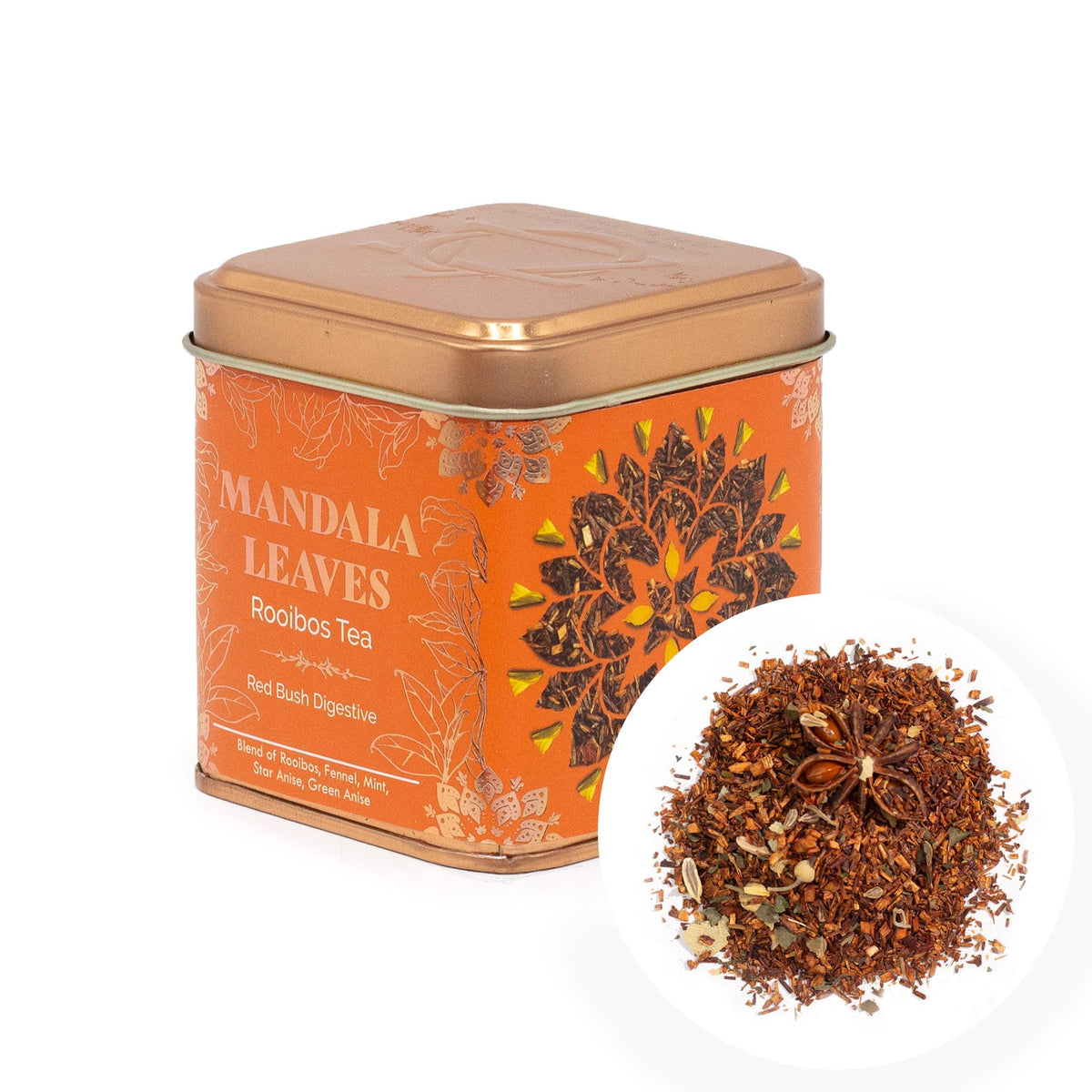 Lata Té rooibos con hinojo, menta y anís 50 g