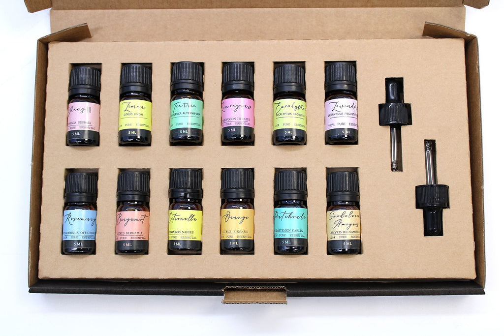 Set de aceites esenciales Los 12 favoritos 12 aceites de 5 ml