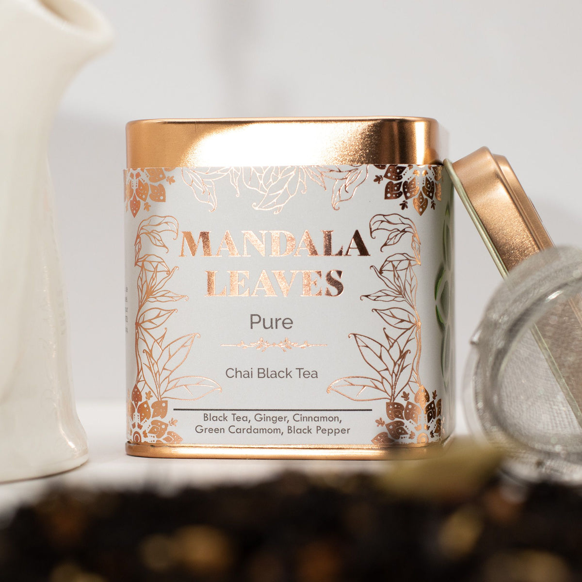 Lata Té negro chai orgánico 50 g