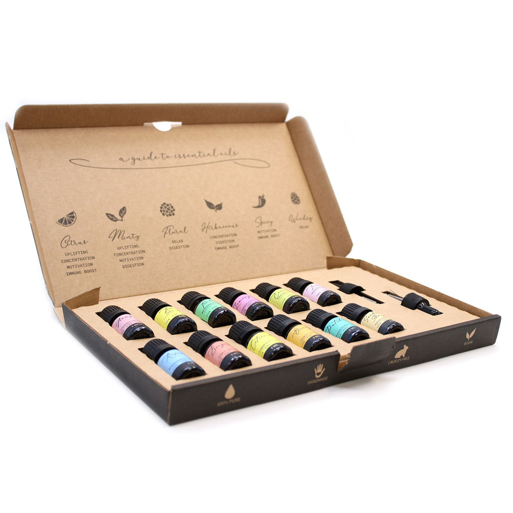 Set de aceites esenciales Los 12 favoritos 12 aceites de 5 ml