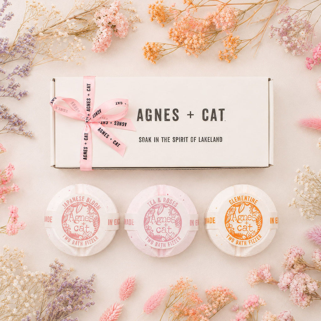 Set de regalo 3 bombas de baño florales y cítricas
