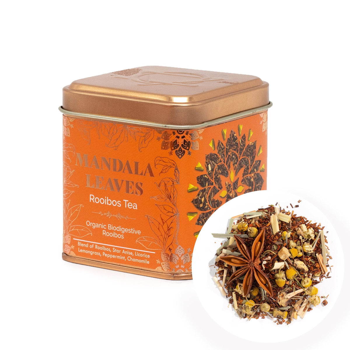 Lata Té rooibos orgánico con anís y menta 50 g