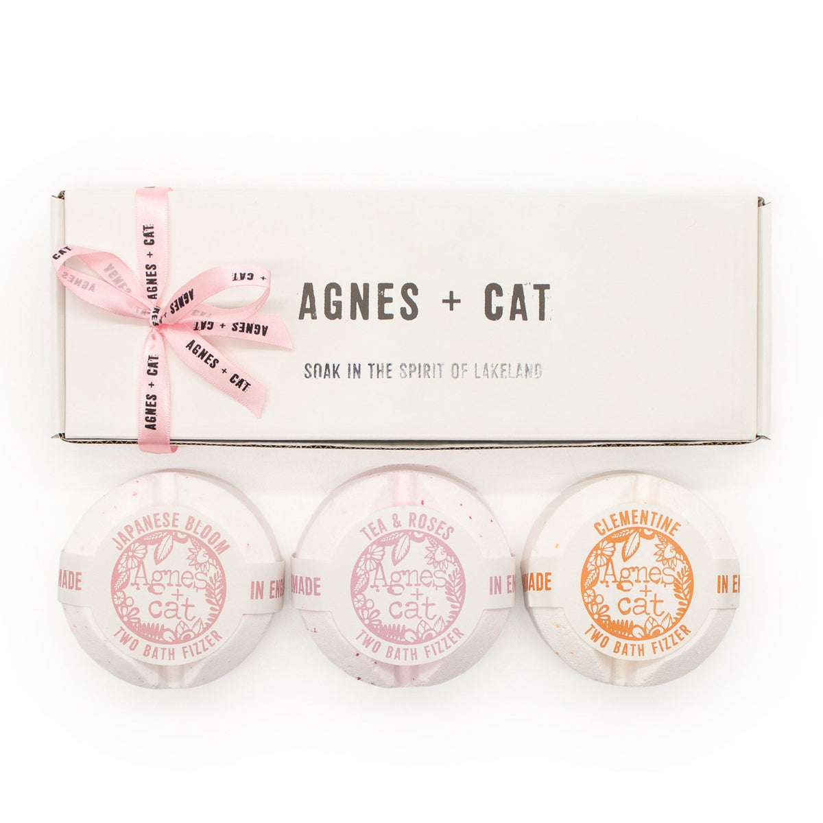 Set de regalo 3 bombas de baño florales y cítricas