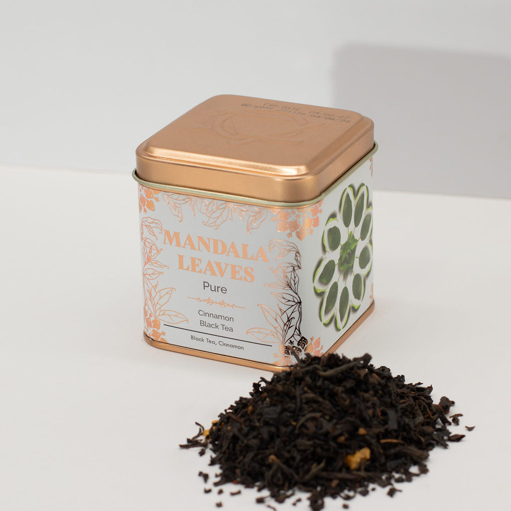 Lata Té negro orgánico con canela 50 g