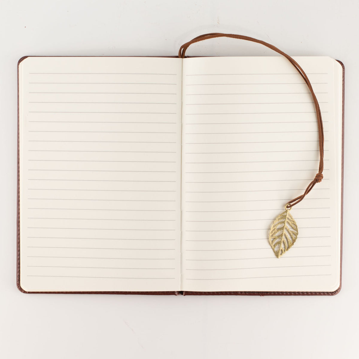 Cuaderno con pantalla LCD A5 efecto cuero marrón