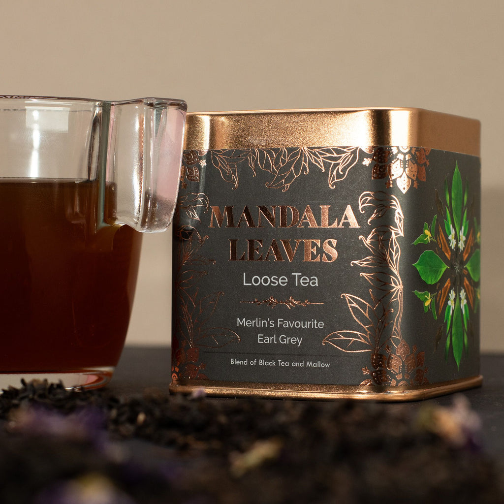 Lata Té negro Earl Grey de Merlín 50 g