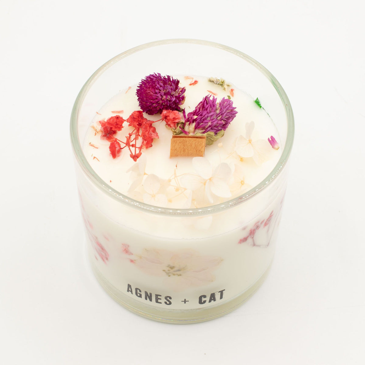 Vela de soja botánica Agnes + Cat - Roses of Sawrey