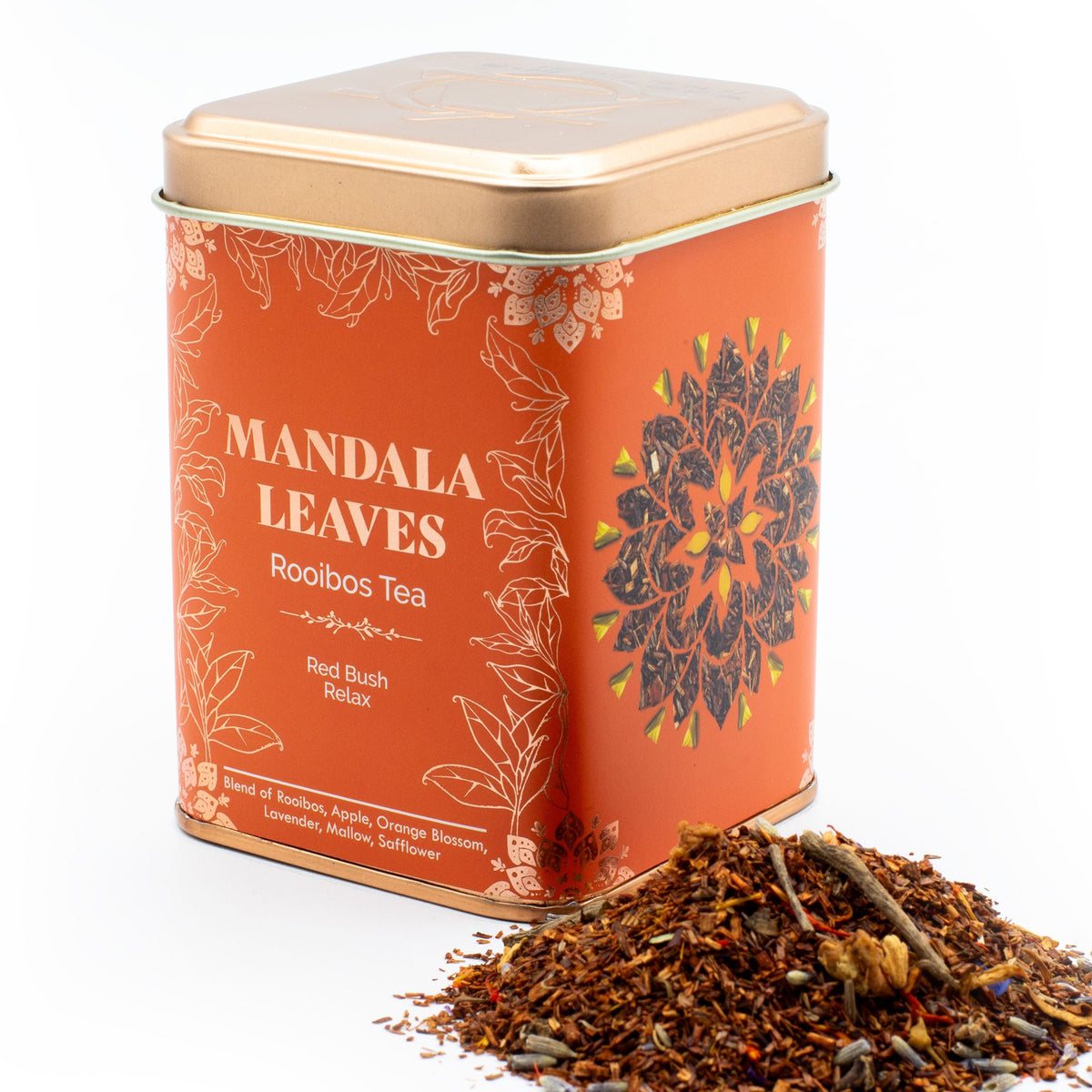 Lata Té rooibos con manzana y flores 50 g