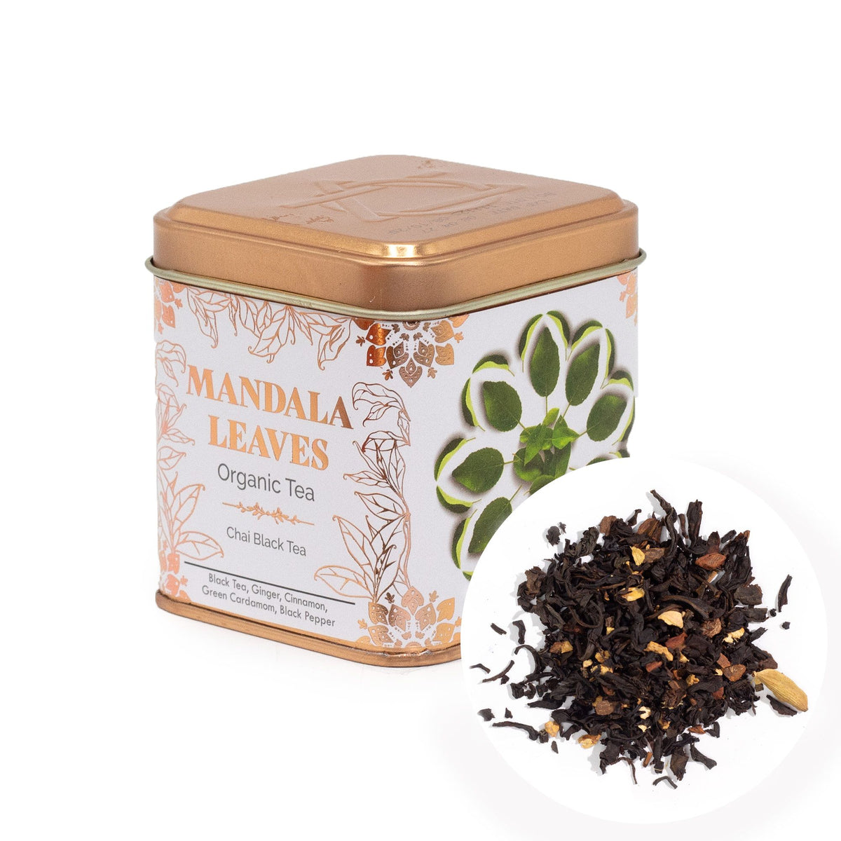 Lata Té negro chai orgánico 50 g