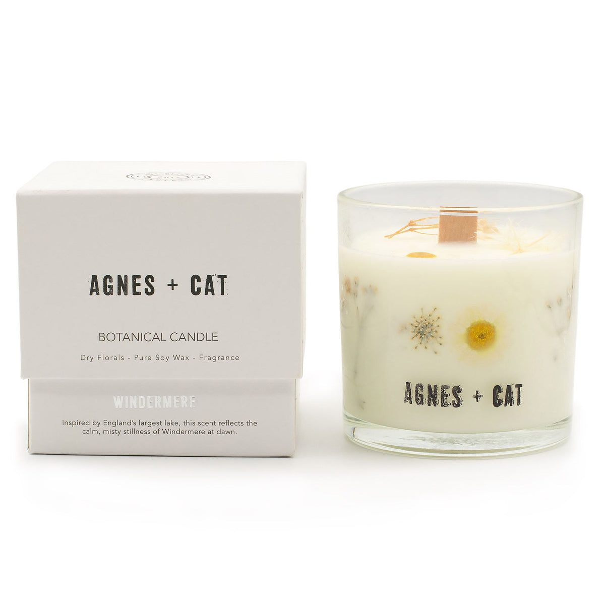 Vela de soja botánica Agnes + Cat  - Windermere